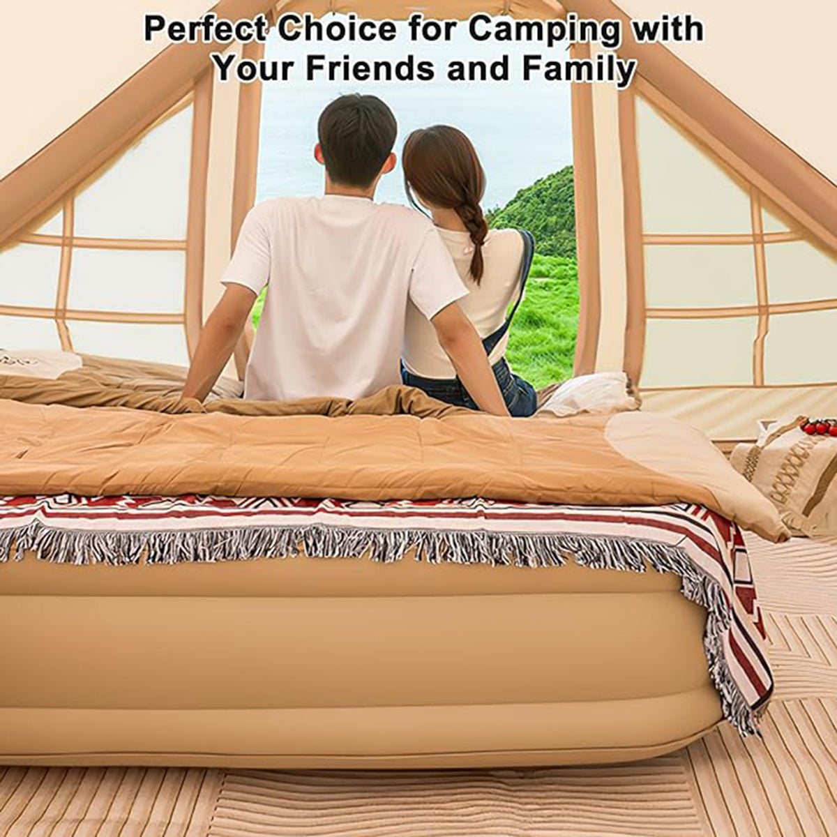 EKEPE CT-13m² Waterproof Inflatable Camping Tent