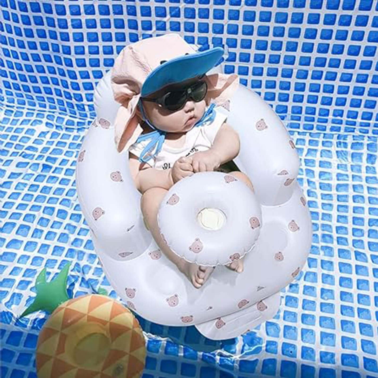 EKEPE Inflatable Baby Seat with Tray