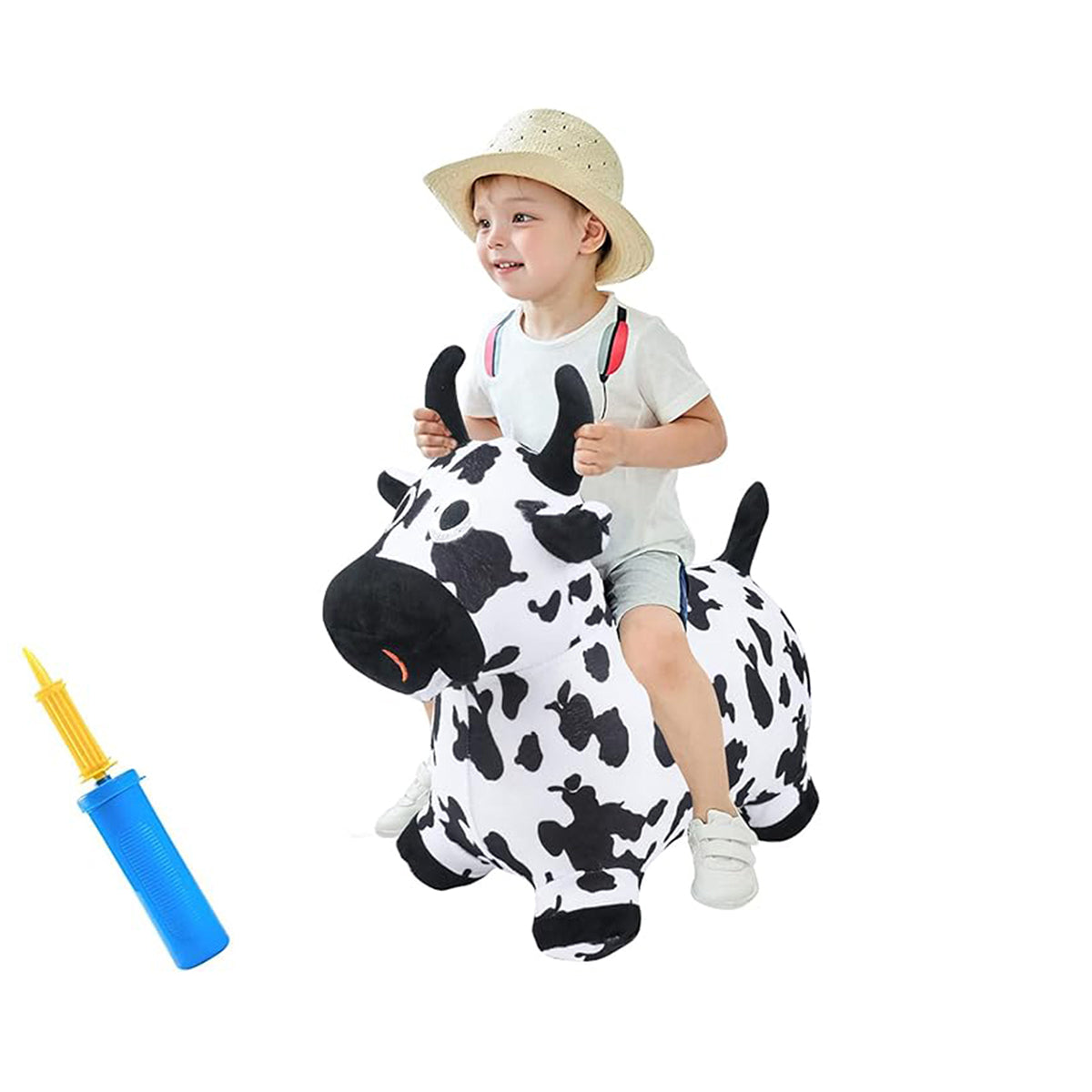 EKEPE Inflatable Bouncy Hopper Cow & Horse