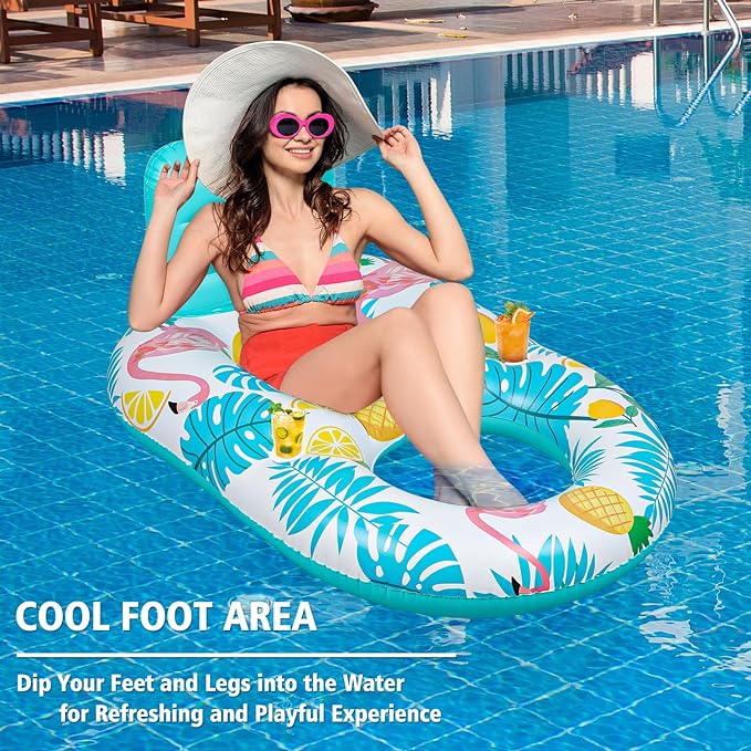 EKEPE Inflatable Pool Float for Adult