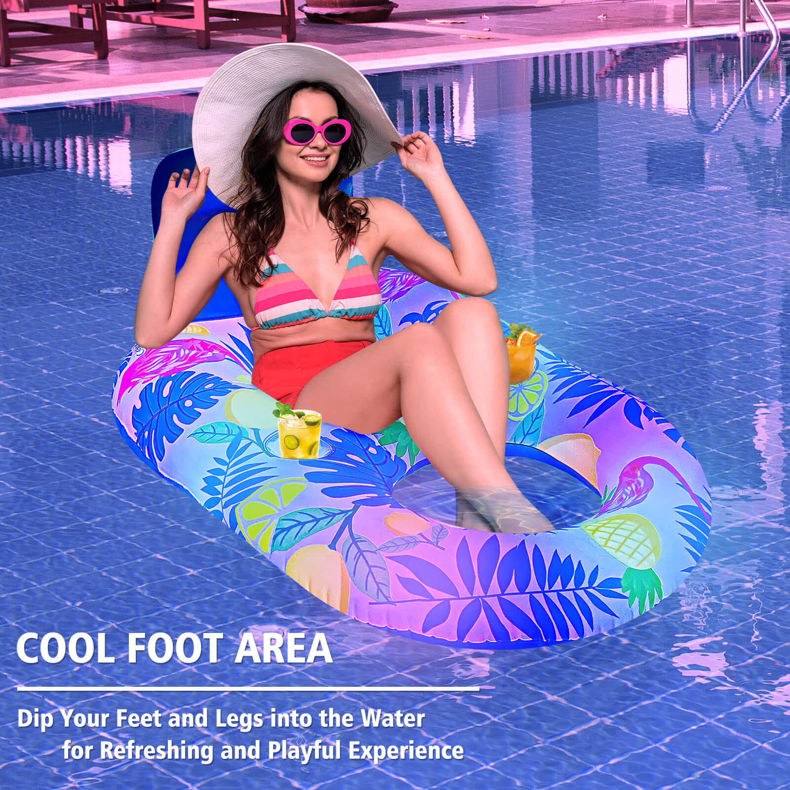 EKEPE Inflatable Pool Float for Adult