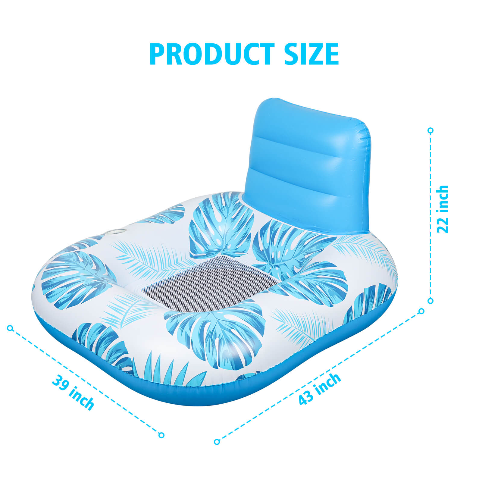 EKEPE Inflatable Pool Float for Adult