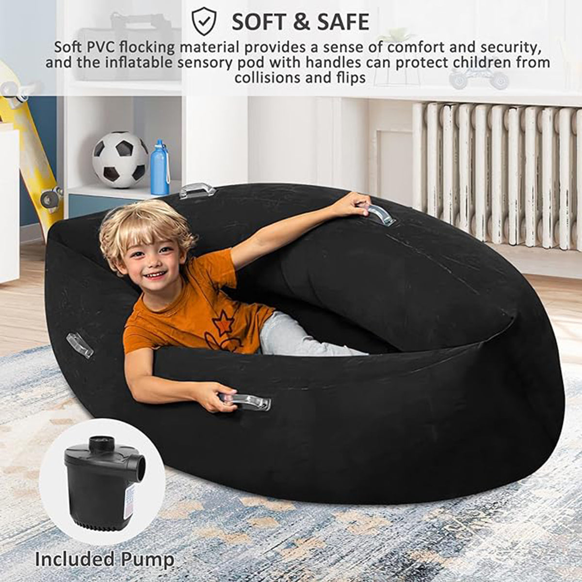 EKEPE Inflatable Sensory Chair for Kids