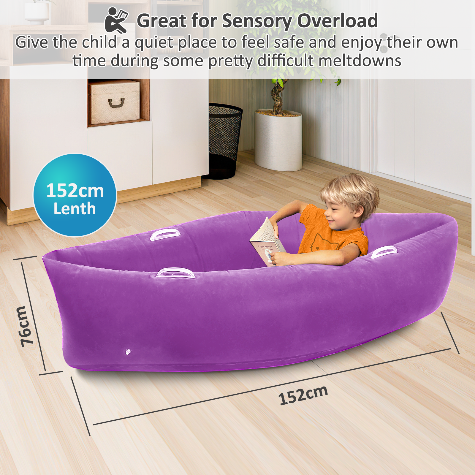 EKEPE Inflatable Sensory Chair for Kids