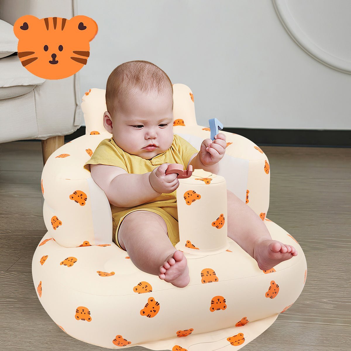 EKEPE Baby Inflatable Seat with Suction Cups for Babies (3-36 Months) - EKEPE