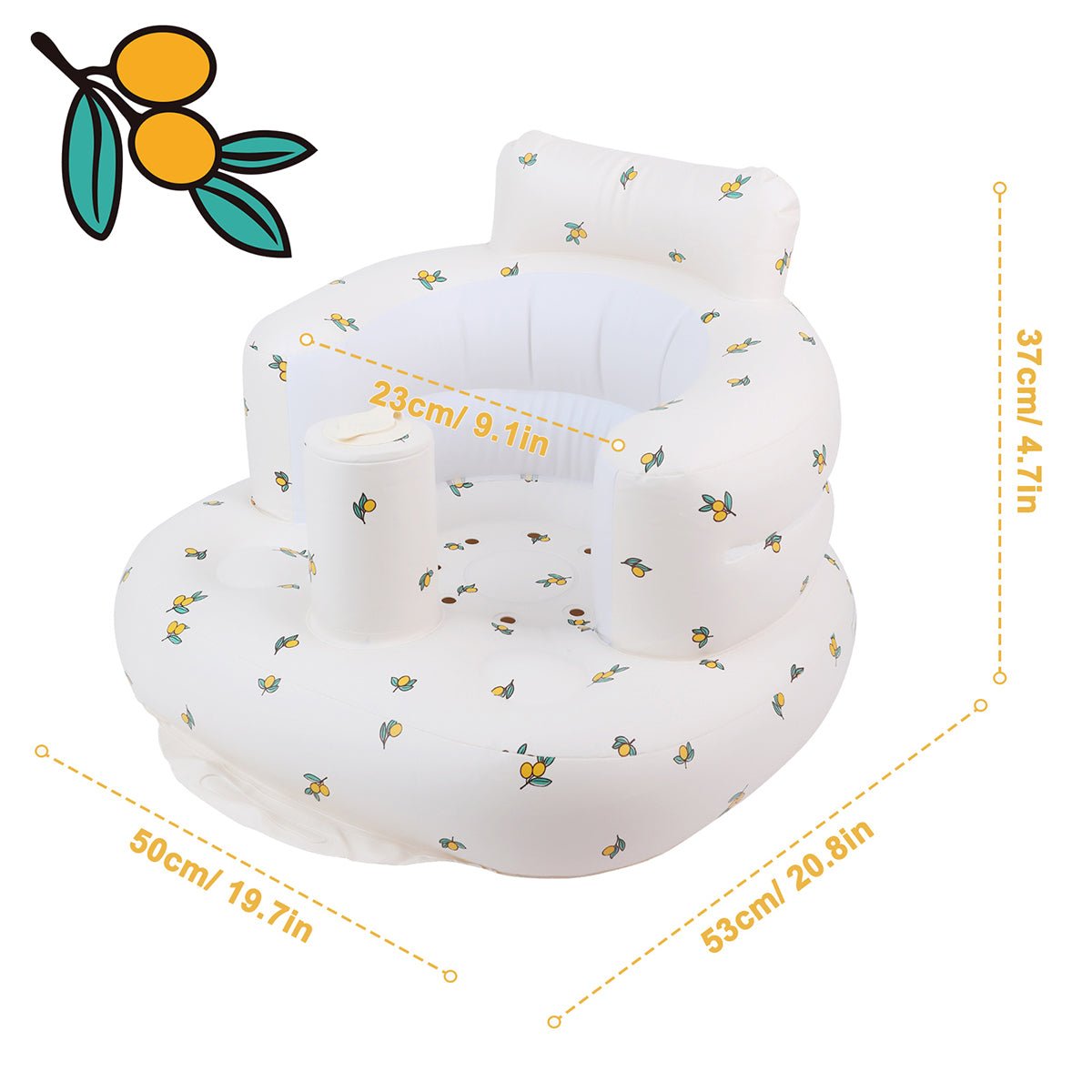 EKEPE Baby Inflatable Seat with Suction Cups for Babies (3-36 Months) - EKEPE