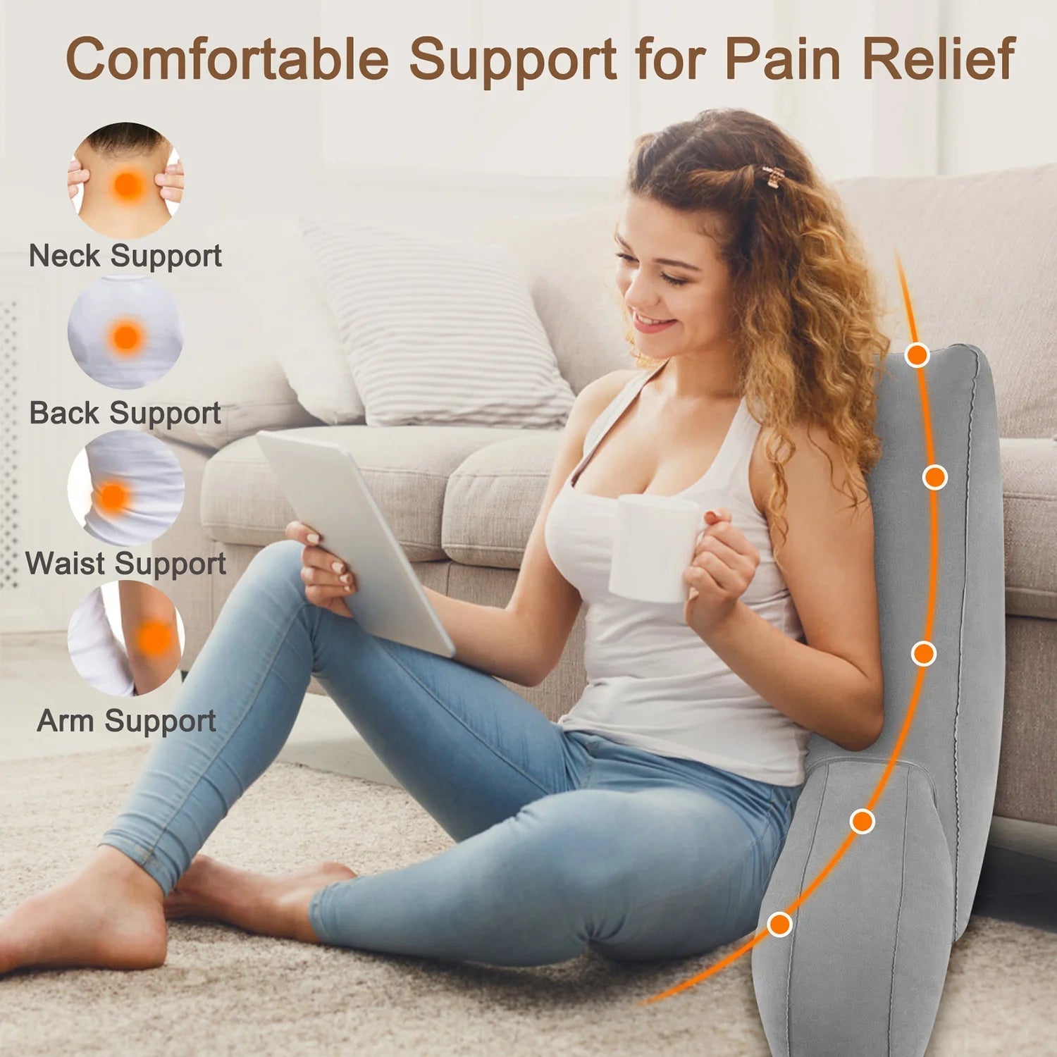 Arm support pillow best sale